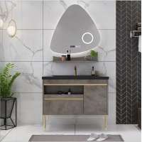 Led Light Mirror Cabinet Design Bathroom Furniture Hotel Bathroom Vanity