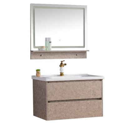 LED Wood Vanity Unit Single Sink Basin Bathroom Cabinets