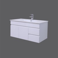 Hot sale factory direct double sink bathroom vanity top furniture cabinet commercial units with Bestar Price